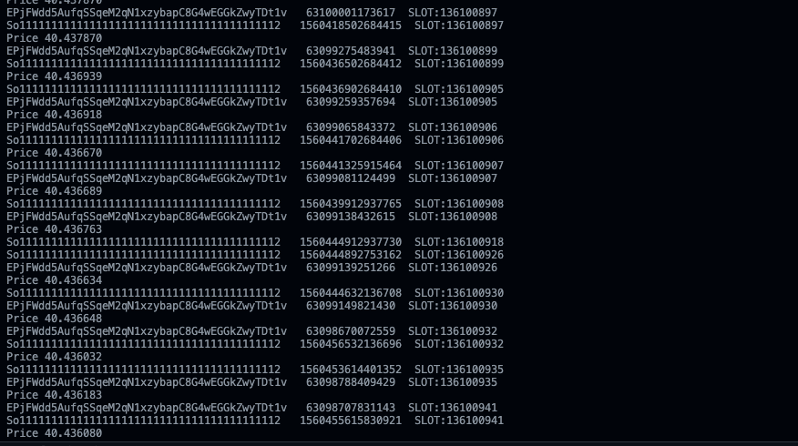 AMM Monitor terminal
